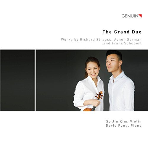CD cover featuring violinist So Jin Kim and pianist David Fung.
