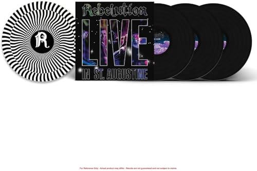 Rebelution Live in St. Augustine vinyl record set with album cover and three discs.