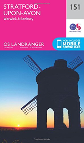Landranger (151) Stratford-upon-Avon, Warwick & Banbury (OS Landranger Map)