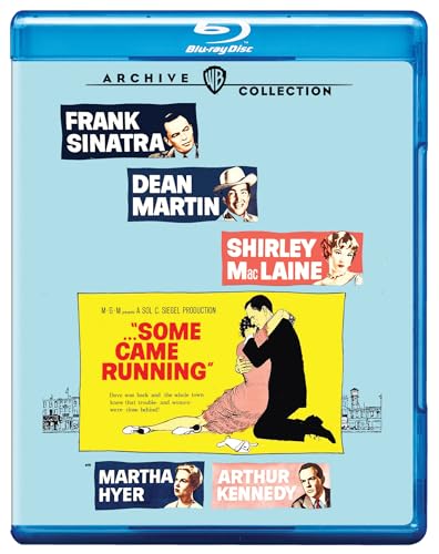 Blu-ray cover for Some Came Running featuring cast portraits and a central illustration.