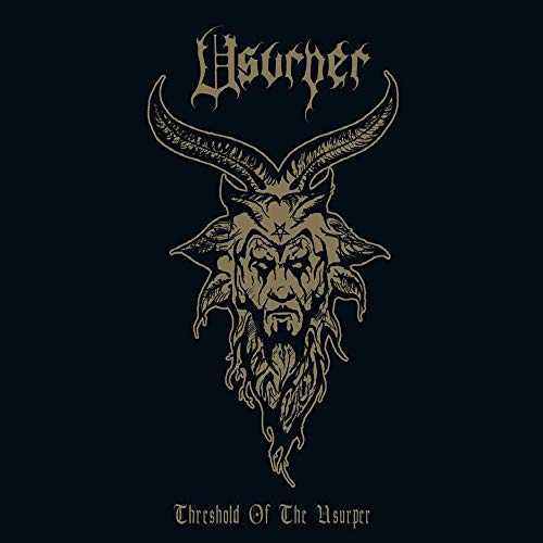 CD cover for Usurper’s “Threshold Of The Usurper” featuring a demonic figure.