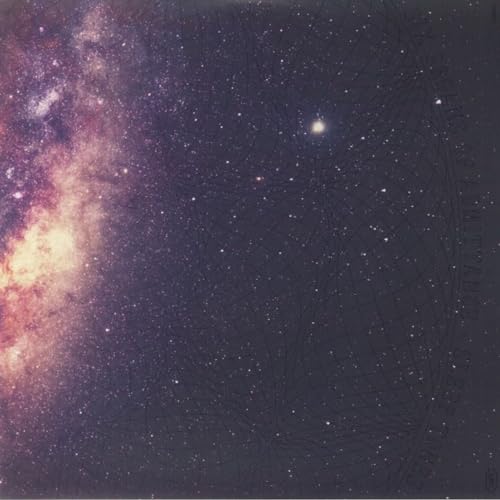 Vinyl record cover depicting a nebula and geometric, star-like pattern.
