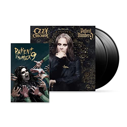Ozzy Osbourne “Patient Number 9” vinyl record with album artwork.