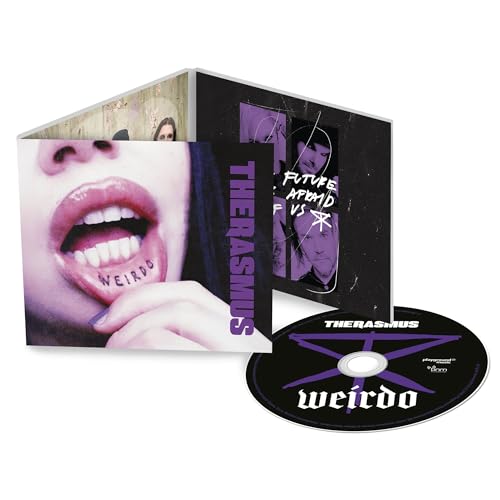The Rasmus" album "Weirdo" CD case and disc with lip and band imagery.