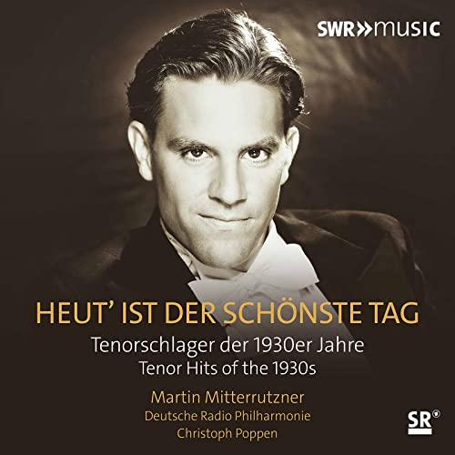 CD cover featuring a portrait of Martin Mitterrutzner, a tenor singer.