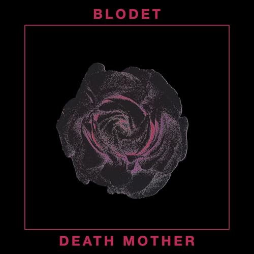 Blodet "Death Mother" CD cover: dark rose on black background.