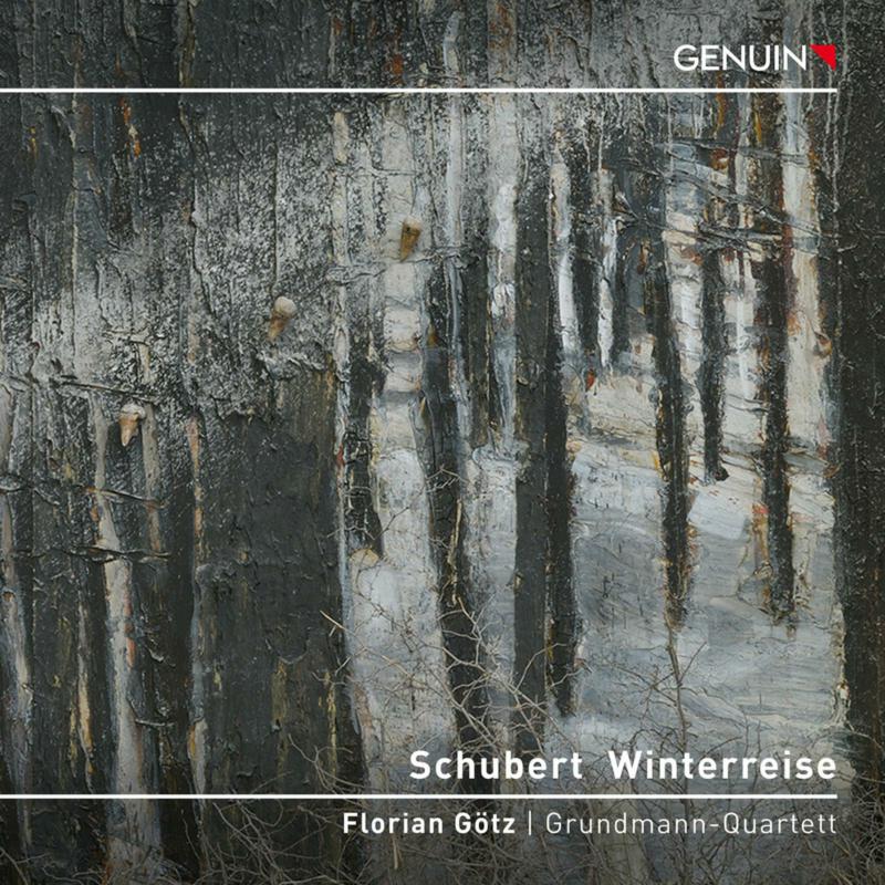CD cover: winter trees, text “Schubert Winterreise” and artist names.