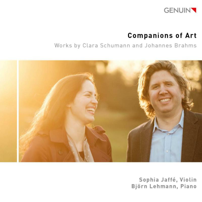 CD cover featuring Sophia Jaffe and Björn Lehmann, smiling portraits.