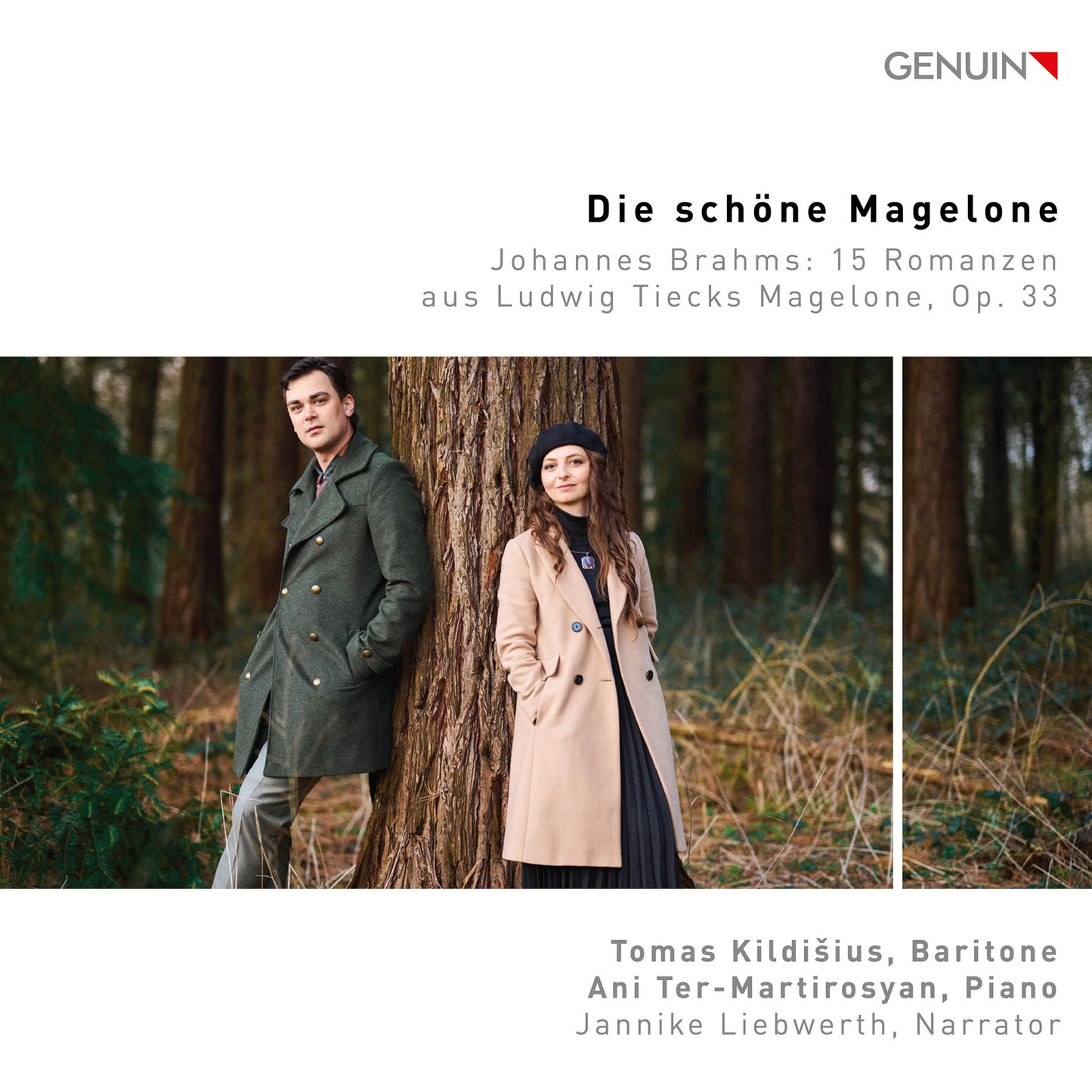 CD cover: couple in a forest, text reading “Die schöne Magelone.”