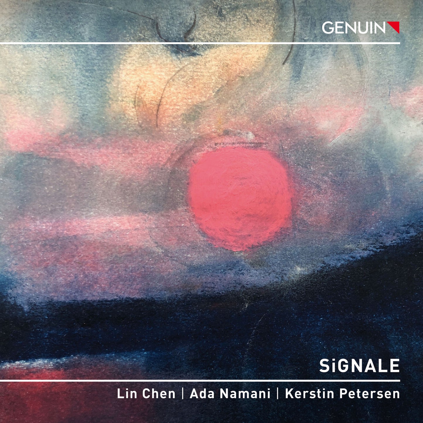 CD cover: abstract painting of a red orb over dark, textured shapes.