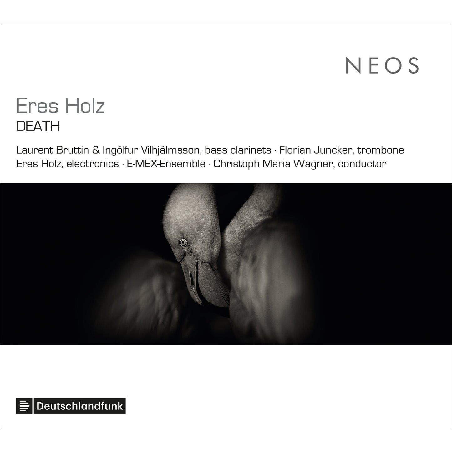 CD cover for "Death" by Eres Holz, featuring blurred, abstract figures.