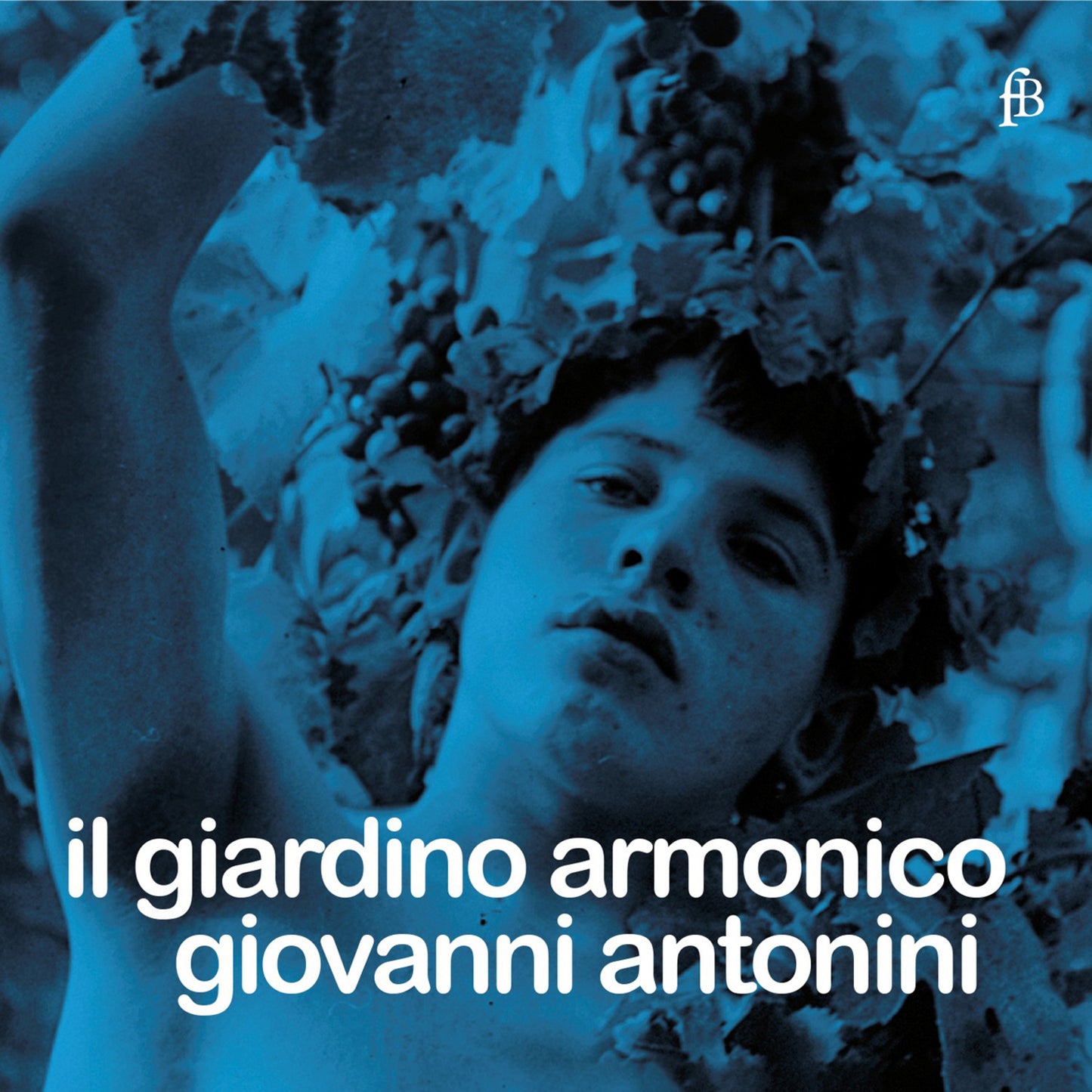 CD cover: reclining figure amidst vines and branches, blue tint.