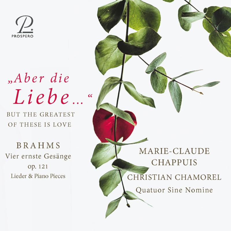 CD cover with a red rose and green foliage, text in German and English.