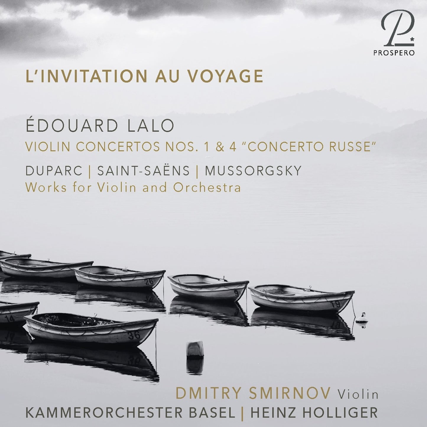 CD cover for Laloās āLāInvitation au Voyageā featuring boats at sea.