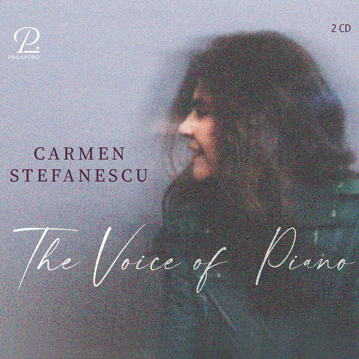 CD cover featuring a portrait of pianist Carmen Stefanescu.