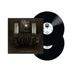 Opeth's "The Last Will & Testament" vinyl record with sepia-toned cover art.