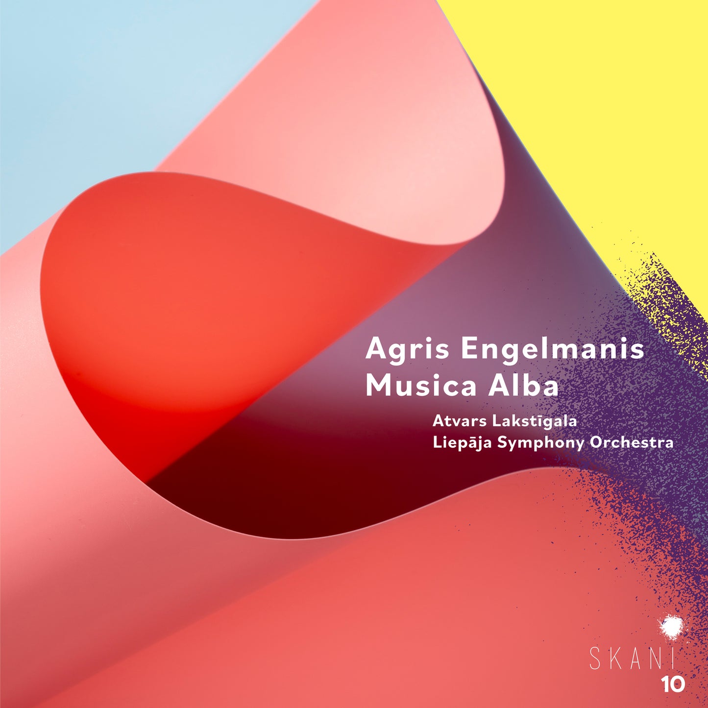 CD cover for "Musica Alba" by Agris Engelmanis and Liepaja Symphony Orchestra.