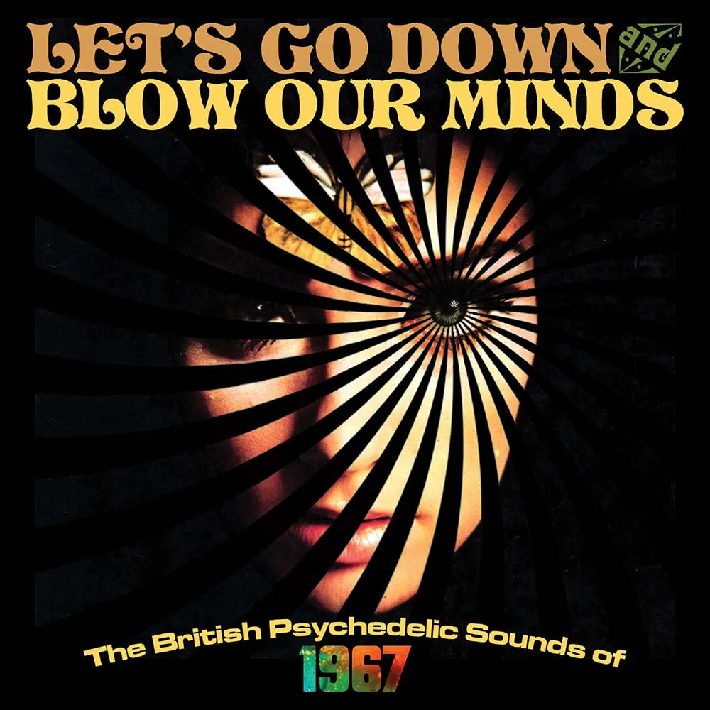CD cover with swirling psychedelic art and text: "Let's Go Down...