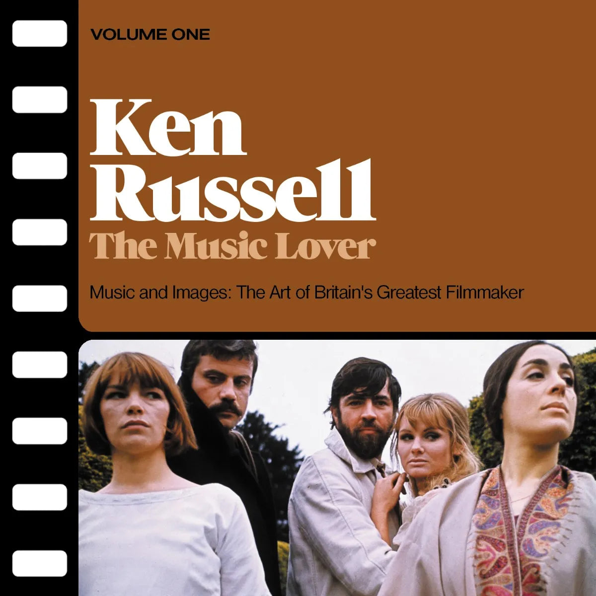 CD cover for "Ken Russell - The Music Lover" with film still.