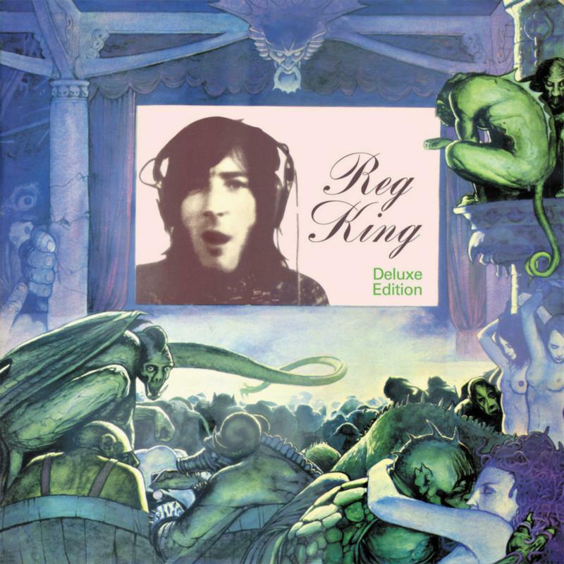 CD cover for Reg King’s Deluxe Edition, featuring fantasy art and portrait.