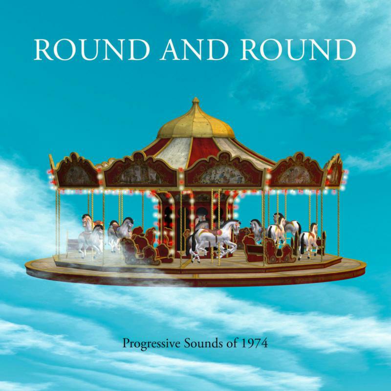 CD cover: ornate carousel against a blue sky with clouds.