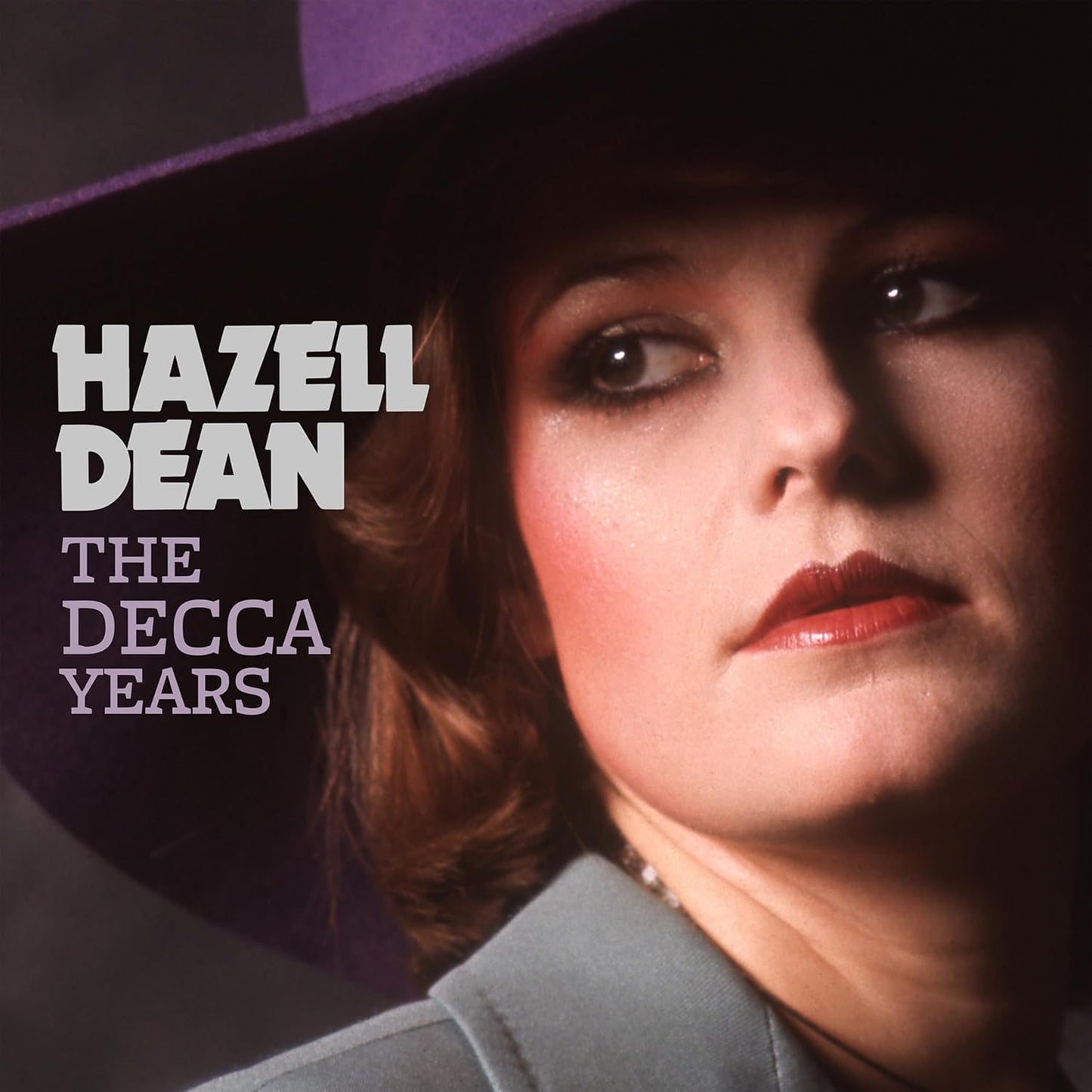 Hazell Dean album cover: close-up portrait with bold white text.