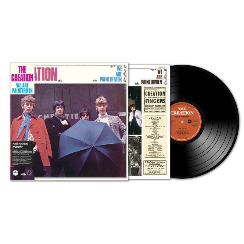 Vinyl record and album cover for The Creation’s “We Are Paintermen.”