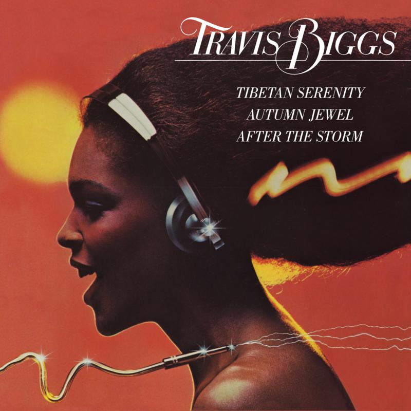 Vinyl record cover featuring a profile portrait and abstract golden lines.