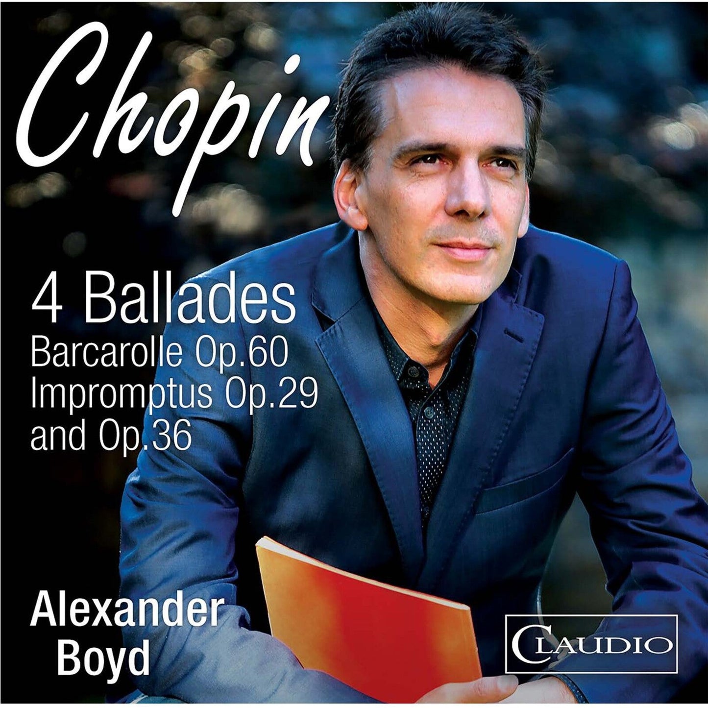 CD cover featuring pianist Alexander Boyd and text "Chopin - 4 Ballades".