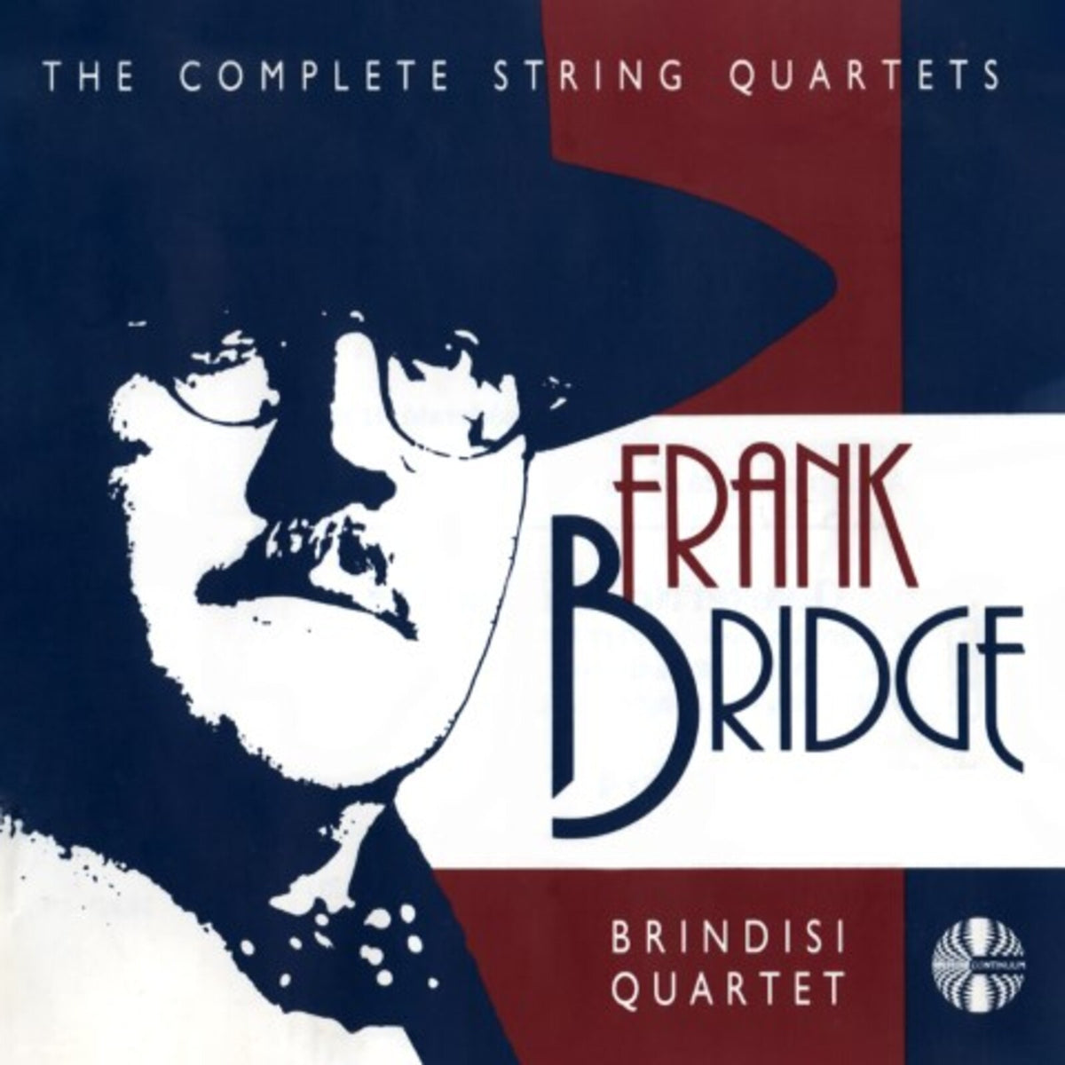 CD cover for Frank Bridge’s complete string quartets by Brindisi Quartet.