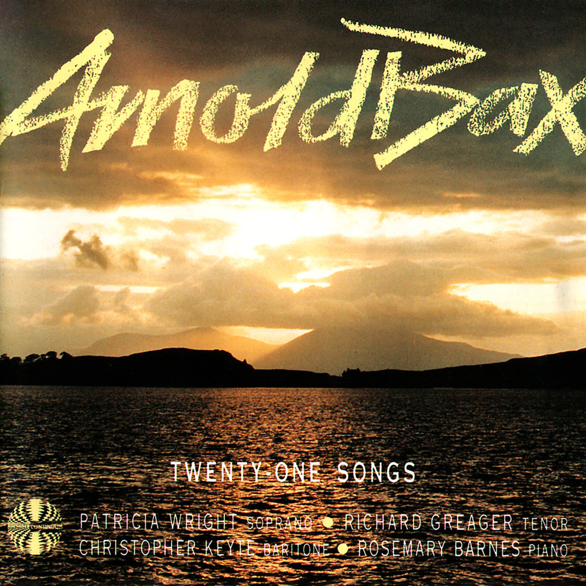 CD cover for “Arnold Bax: Twenty-One Songs” with landscape image.