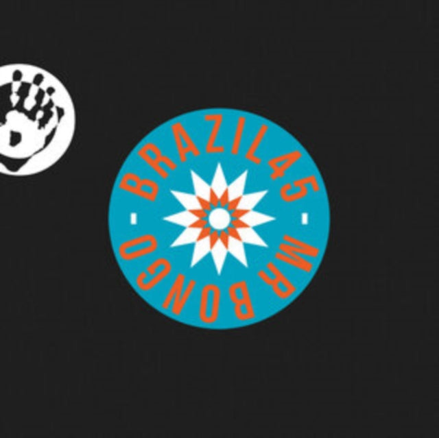 A circular blue logo with orange text reading BRAZIL45 MR BONGO and a star.