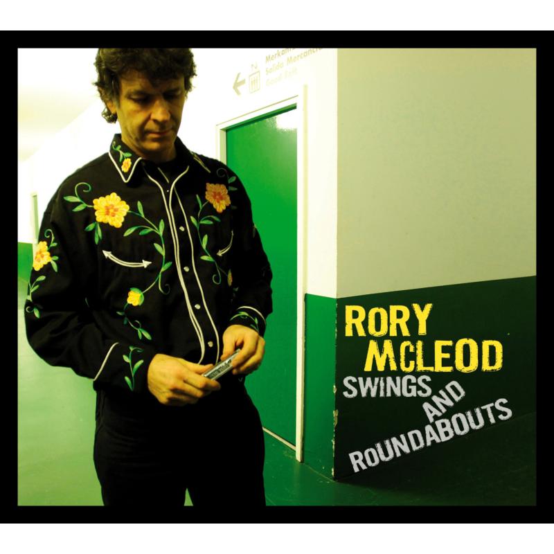 Rory McLeod album cover: musician in embroidered shirt, green background.