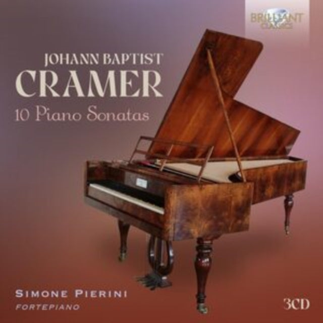CD cover featuring a dark wood fortepiano with open lid.