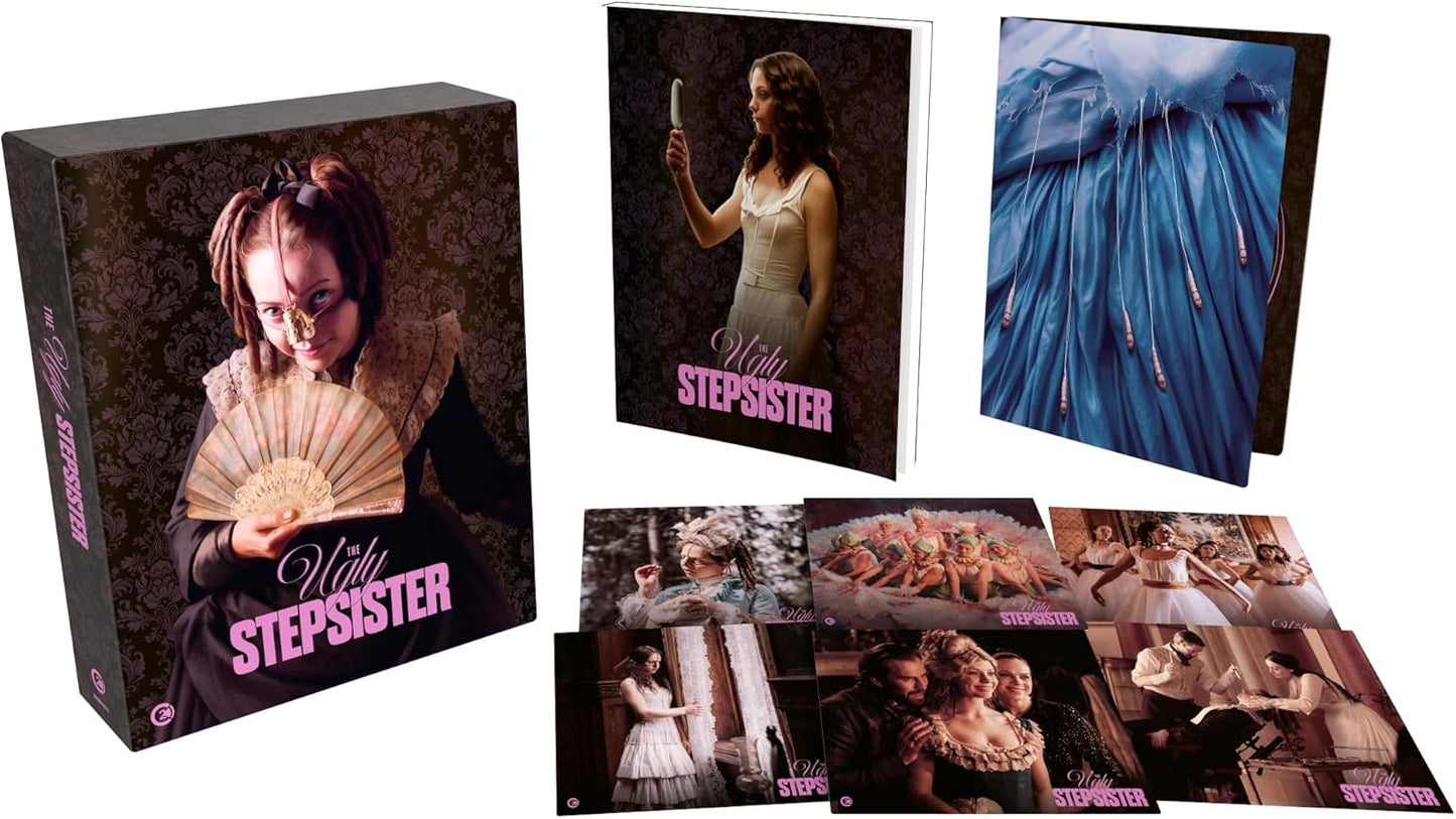 The Ugly Stepsister limited edition box set with disc cases and art cards.