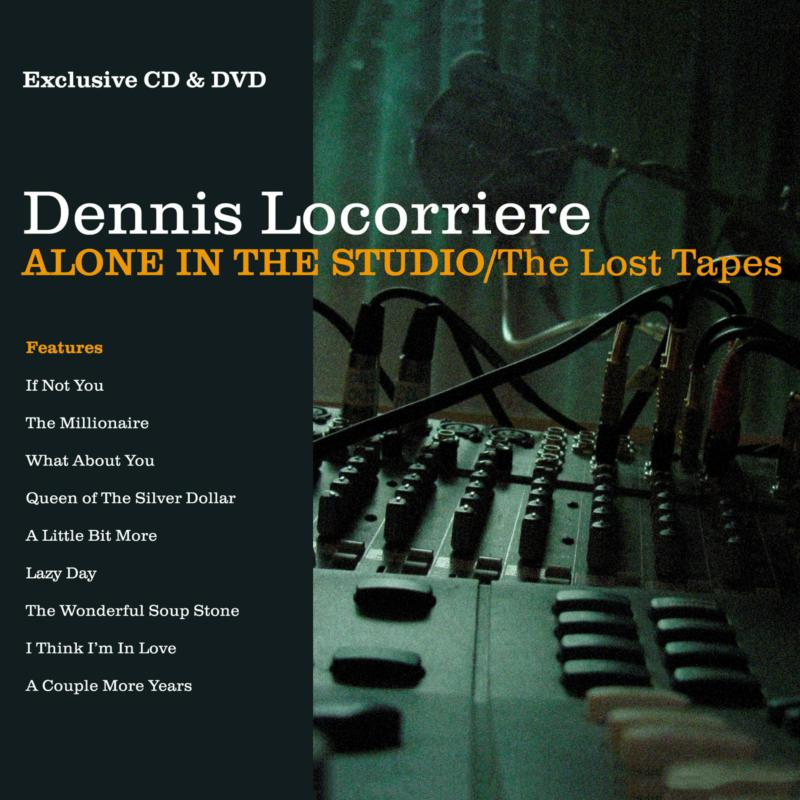 Dennis Locorriere album cover featuring a piano and tracklist text.
