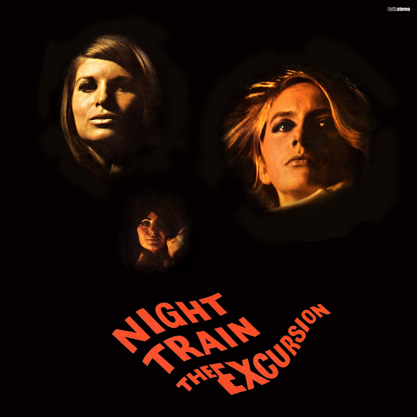 CD cover for “Night Train” featuring three women’s faces in shadow.