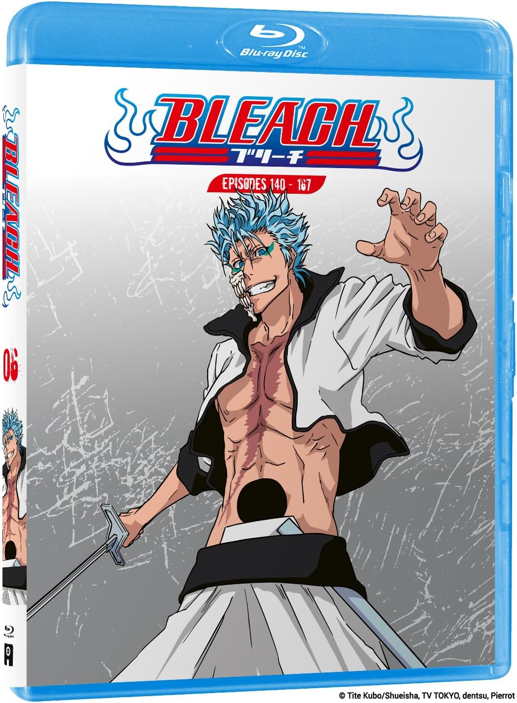 Bleach Blu-ray cover featuring a dynamic illustration of a male character.