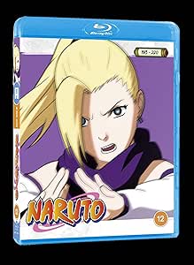 Blu-ray case for Naruto Vol. 8 featuring blonde anime character Temari.