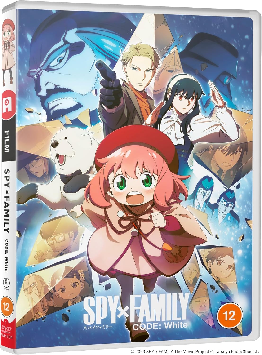 DVD cover for āSPY x FAMILY CODE: Whiteā featuring anime characters.