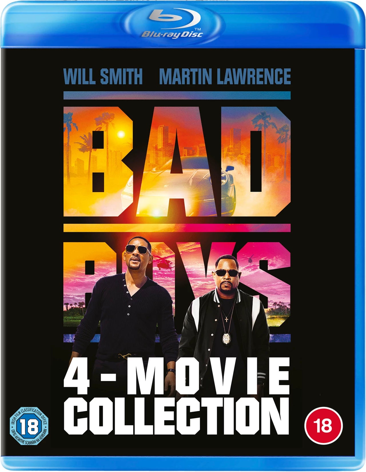 Blu-ray cover for Bad Boys 4-Movie Collection featuring Will Smith and Martin Lawrence.