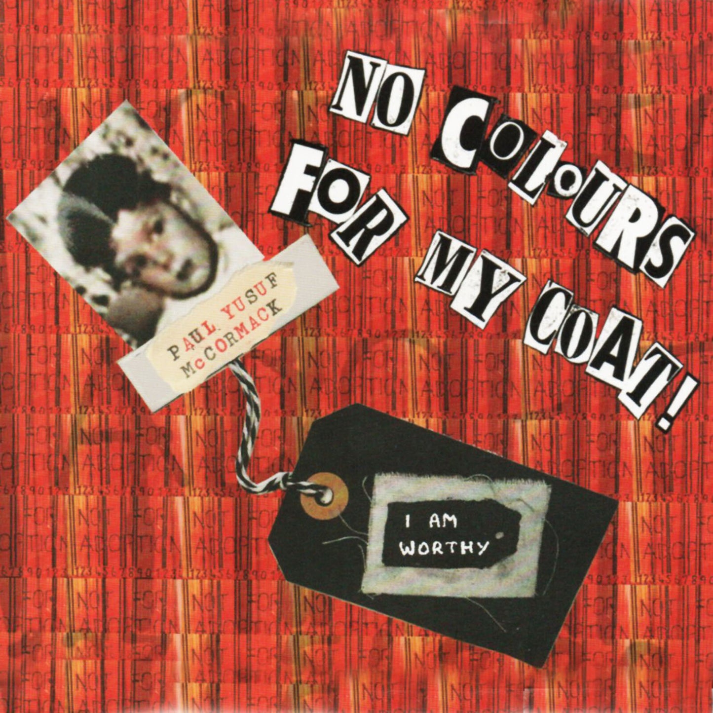 CD cover for “No Colours For My Coat” by Paul Yusuf McCormack.
