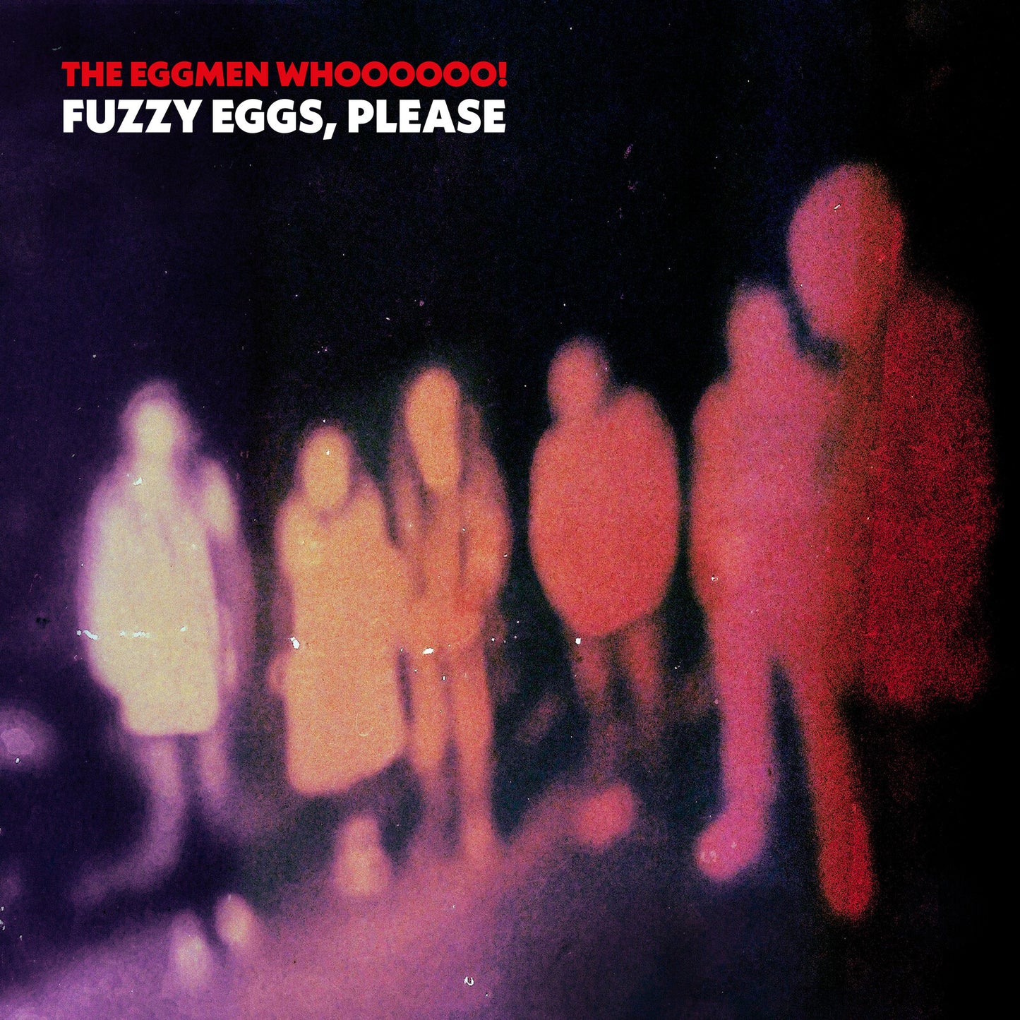 Blurred figures in red and yellow tones on a dark background.