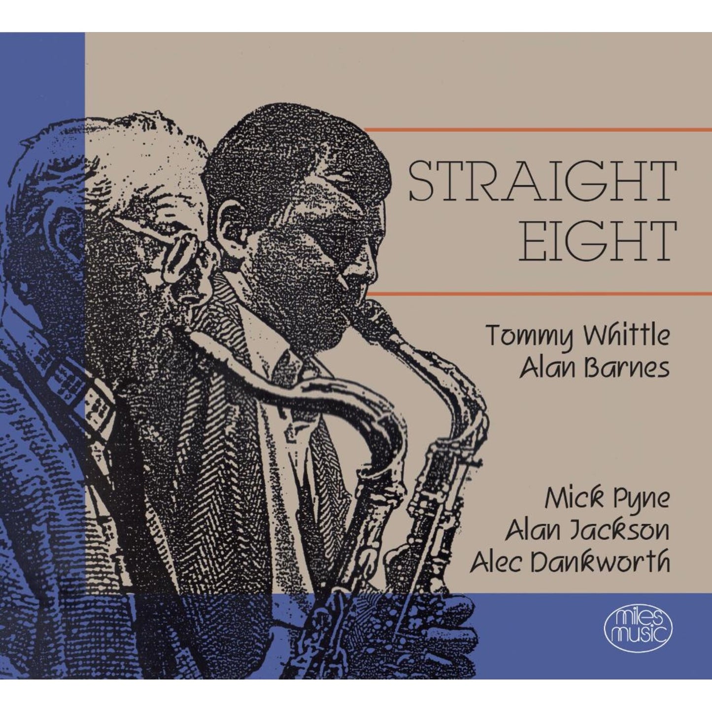 CD cover: black and white portrait of a saxophone player.