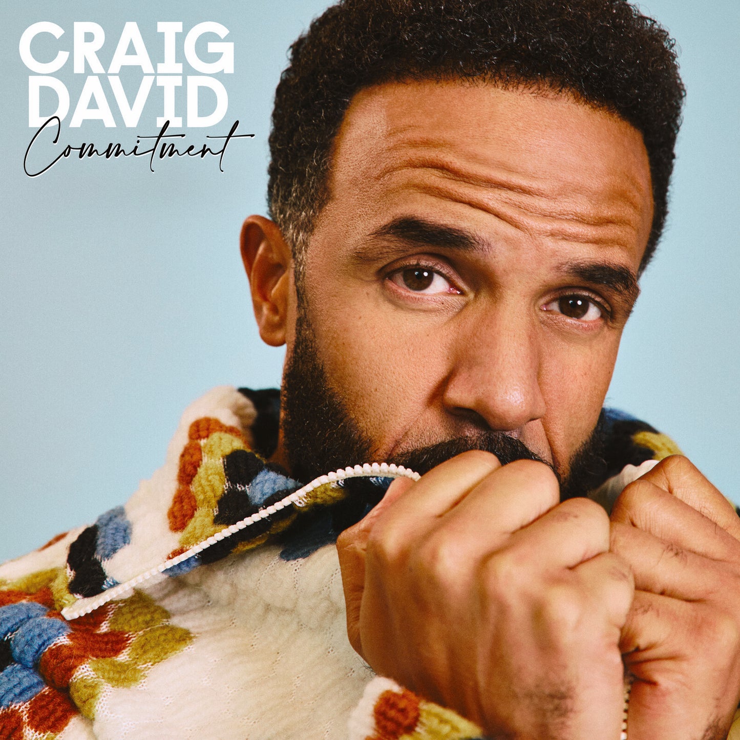 Craig David album cover, "Commitment", featuring a close-up portrait.