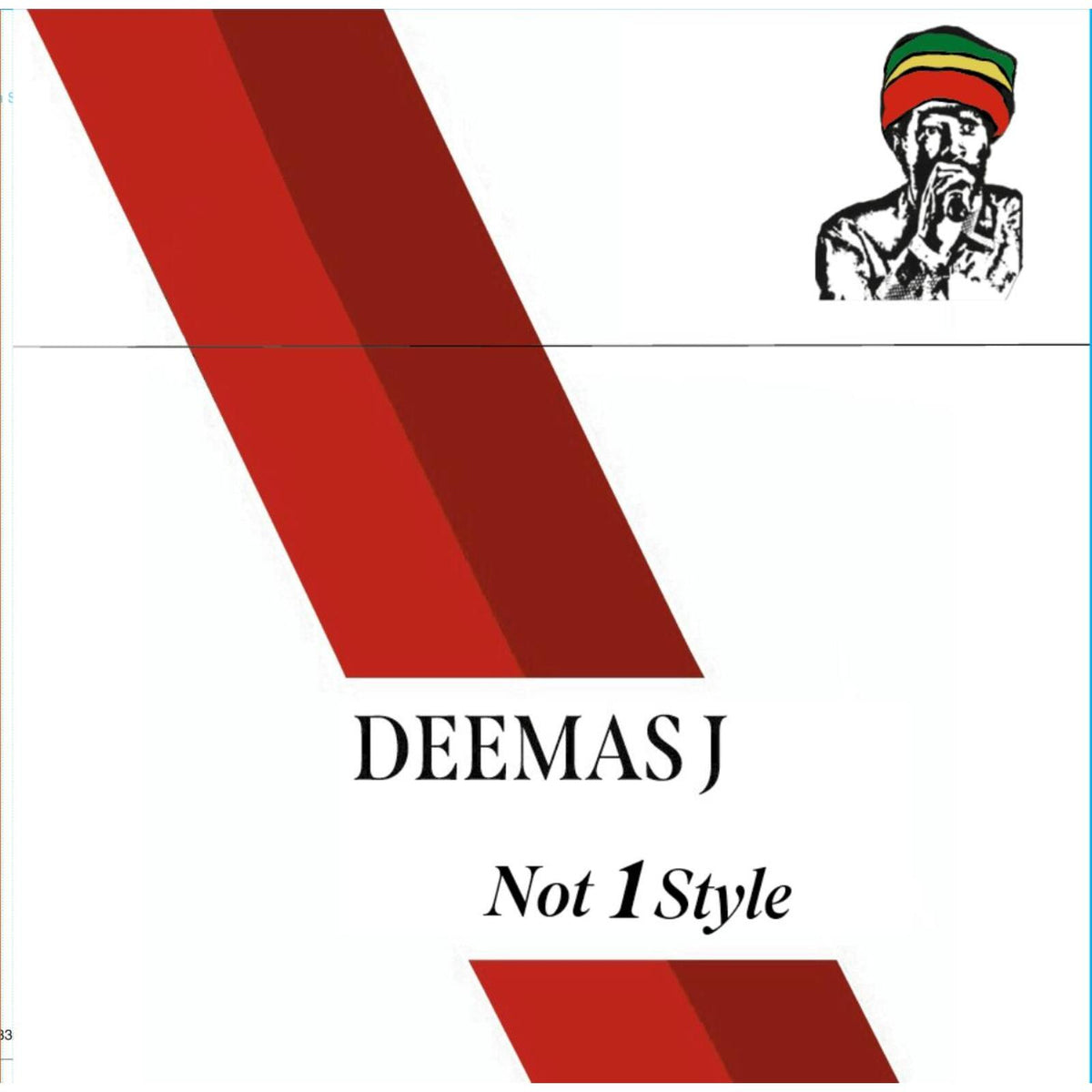 Vinyl record cover for Deemas J’s “Not 1 Style” featuring a portrait.