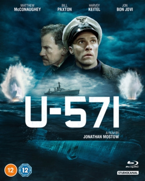 U-571 Blu-ray disc in standard case, depicting a German submarine.