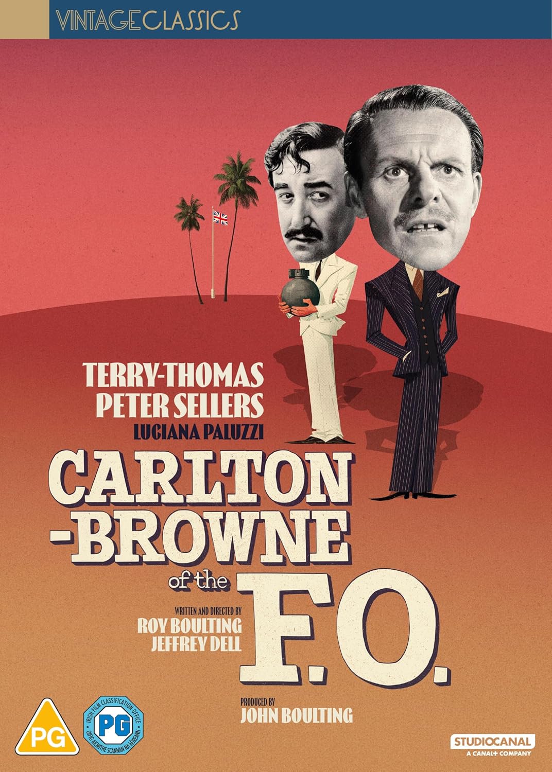 DVD cover for "Carlton-Browne Of The F.O." featuring Peter Sellers.