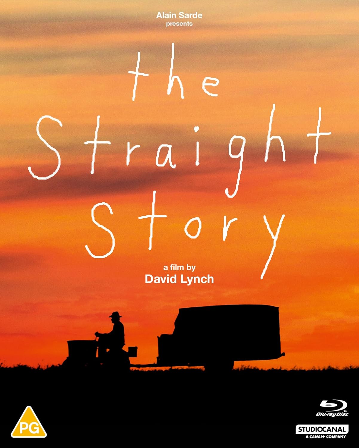 Blu-ray cover art showing a silhouette of a man on a tractor at sunset.
