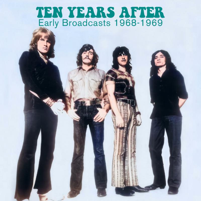 Ten Years After band portrait from the 1960s, CD cover art.